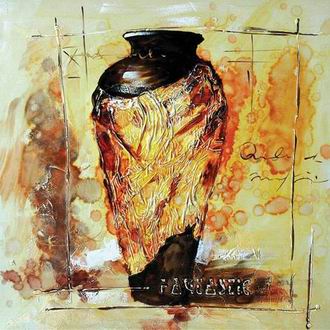 Textured Utensils oil painting